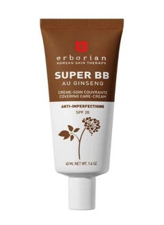 erborian ERBORIAN Super BB Cream Au Ginseng, Chocolat - High Coverage, Radiant Look, 40ml  - Image 1