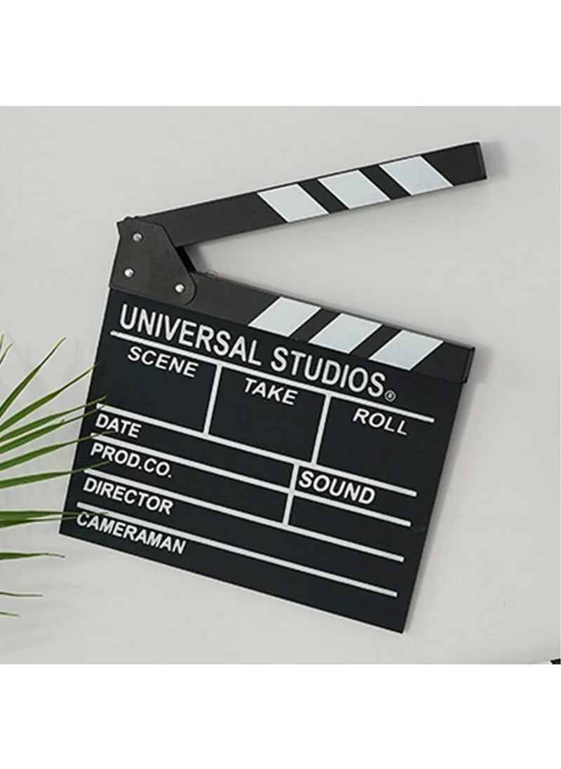 Generic Director Video Scene Clapperboard TV Movie Clapper Board Film Slate Cut Prop Studio action board  - Image 4