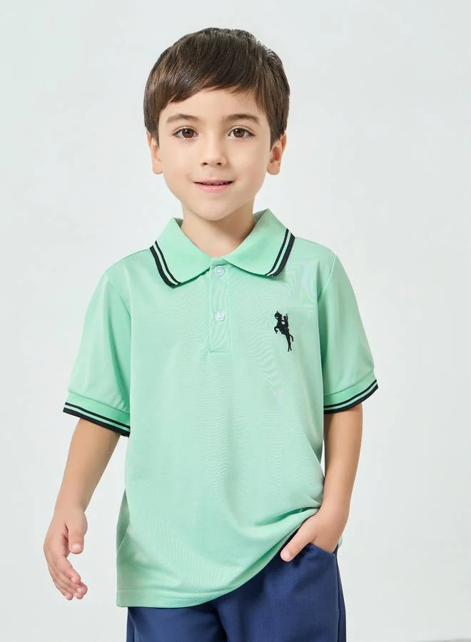 ستايلي قميص بولو مطرز