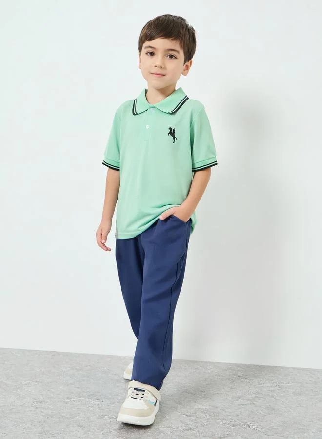 ستايلي قميص بولو مطرز