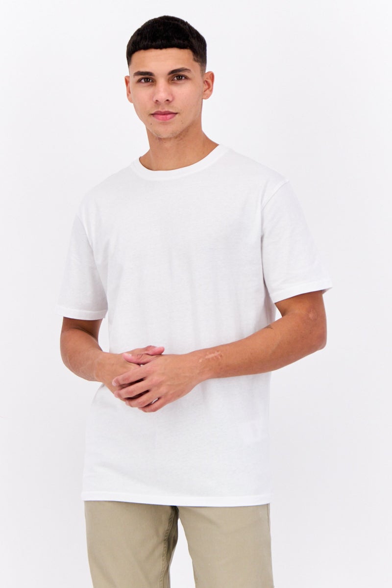 CROSSHATCH Men 7 Pcs Crew Neck Short Sleeves Graphic Print T-Shirt Set, Black - Image 1