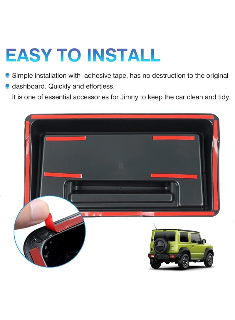 Custom Fit for Center Console Dash Organizer Suzuki Jimny 2018-2022 JB64/JB74 Accessories Dashboard Insert Tray with Cellphone Holder Storage Box - Image 5