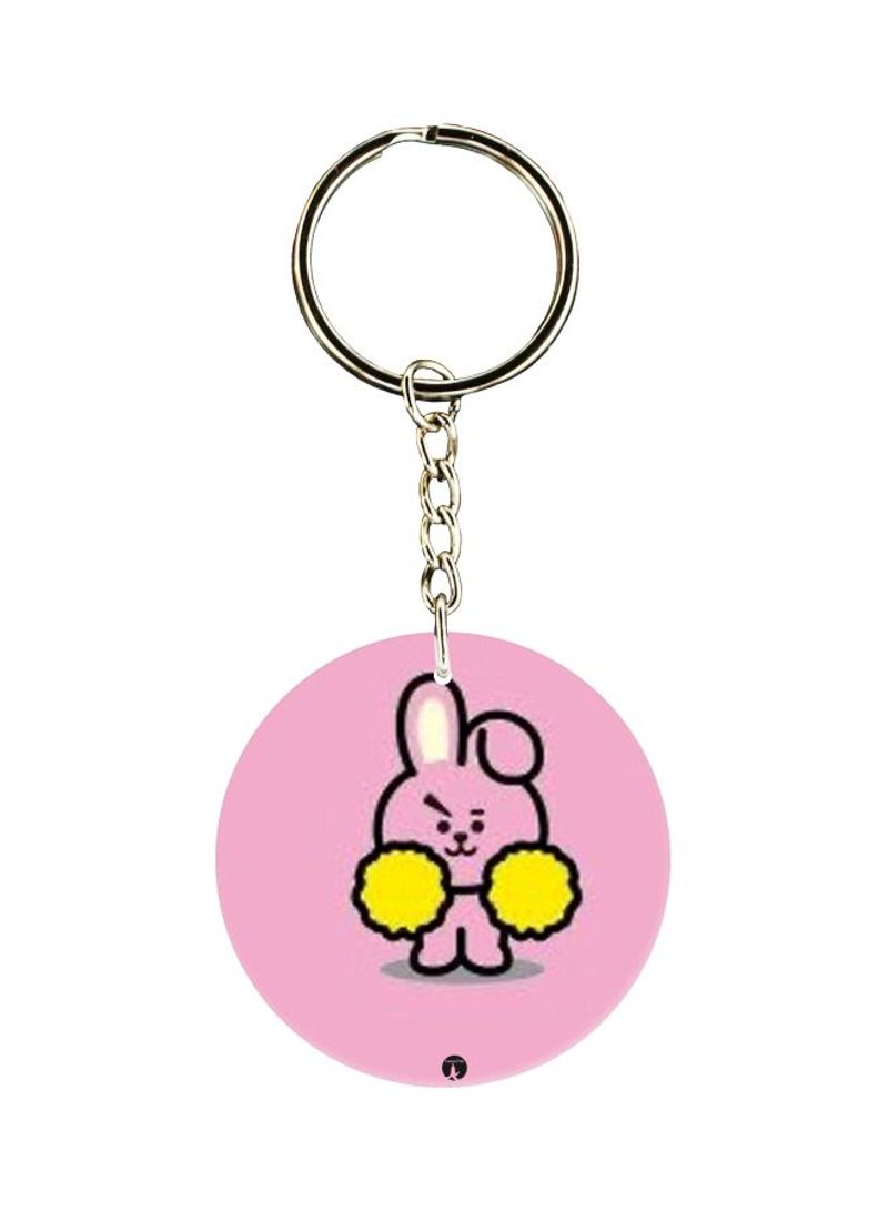 RKN Cartoon Themed Dual Sided Keychain