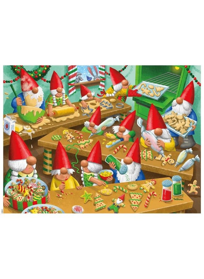Ceaco Holiday Gnomes Get Baking 300 Piece Jigsaw Puzzle  - Image 2