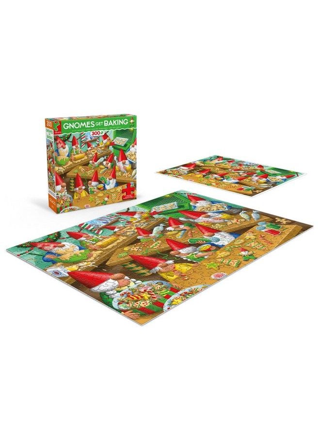 Ceaco Holiday Gnomes Get Baking 300 Piece Jigsaw Puzzle  - Image 5