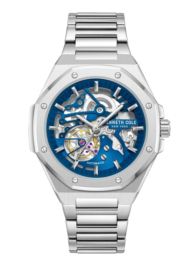 Kenneth Cole New York 42mm Analog Men's Watch with Stainless Steel Bracelet