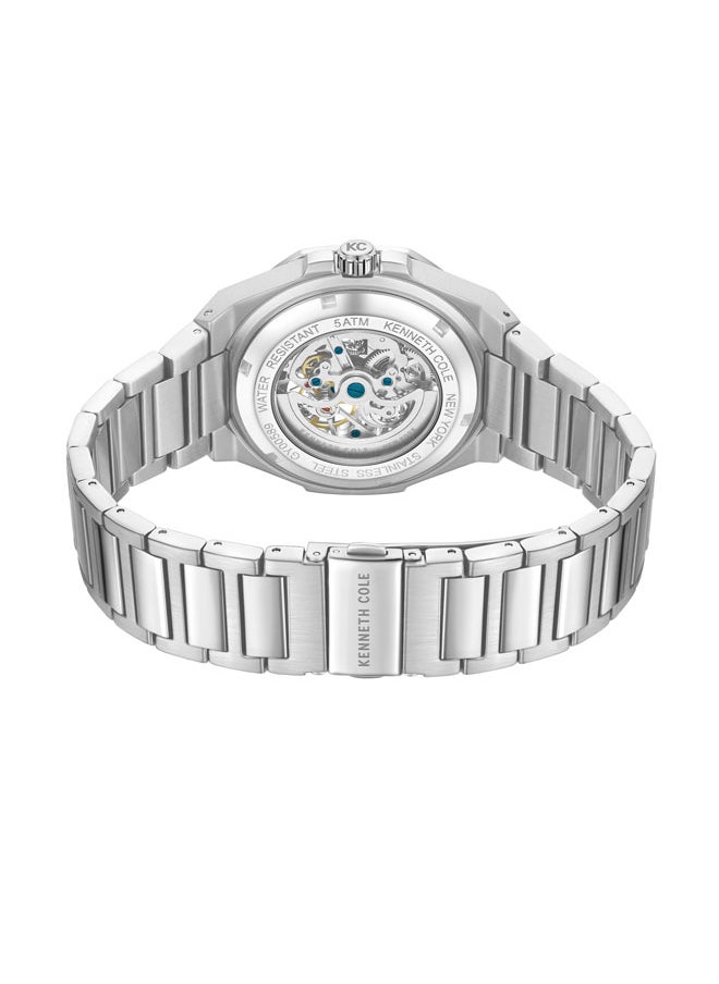 Kenneth Cole New York 42mm Analog Men's Watch with Stainless Steel Bracelet  - Image 3