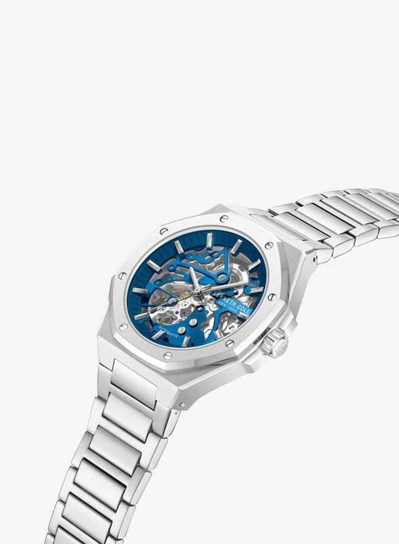Kenneth Cole New York 42mm Analog Men's Watch with Stainless Steel Bracelet