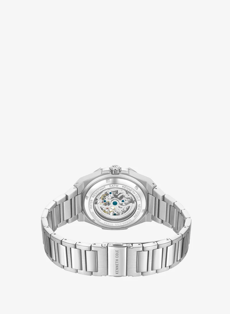 Kenneth Cole New York  42mm Analog Men's Watch with Stainless Steel Bracelet for Men | Best Price UAE