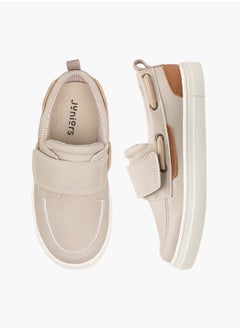 JUNIORS Boys Panelled Slip-On Loafers With Hook And Loop Closure Ramadan Collection  - Image 1