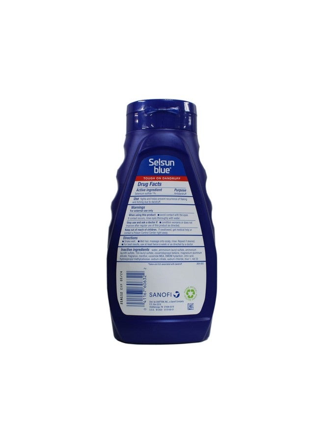 Selsun Blue Shampoo Naturals Dandruff Medicated 11 Ounce (325ml) (6 Pack) - Image 3