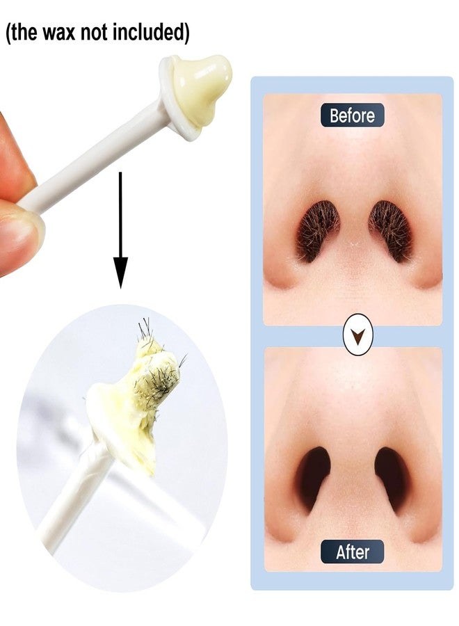 BlueZOO 70Pcs Small Wax Applicator Wands for Nostril Nasal Ear Cleaning, Home Salon Nose Waxing Sticks Facial Hair Removal for Men Women, Painless & Easy to Use, Personal Care Grooming Essential - Image 3