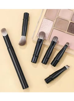 Goolsky 6pcs Travel Mini Makeup Brush Set with Portable Box Cosmetic Powder Blush Blending Concealer Makeup Brush Set  - Image 5