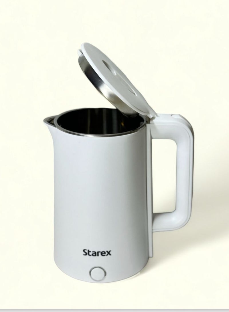 Starex Electric Kettle with Large Capacity, 360-Degree Rotating Base, Dry Boil, Overheat Protection & Easy to Use and Clean White 2.0 L 2000 W SK505 White - Image 3