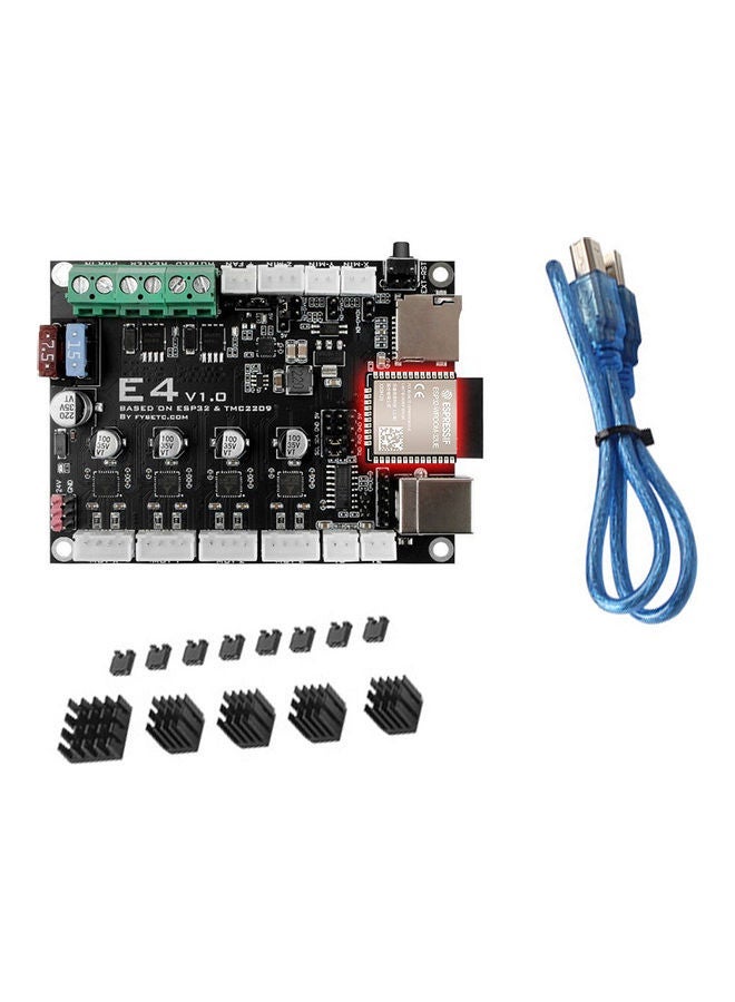 NIBEMINENT Main Board With Built-In WiFi And External Antenna For 3D Printer Black 