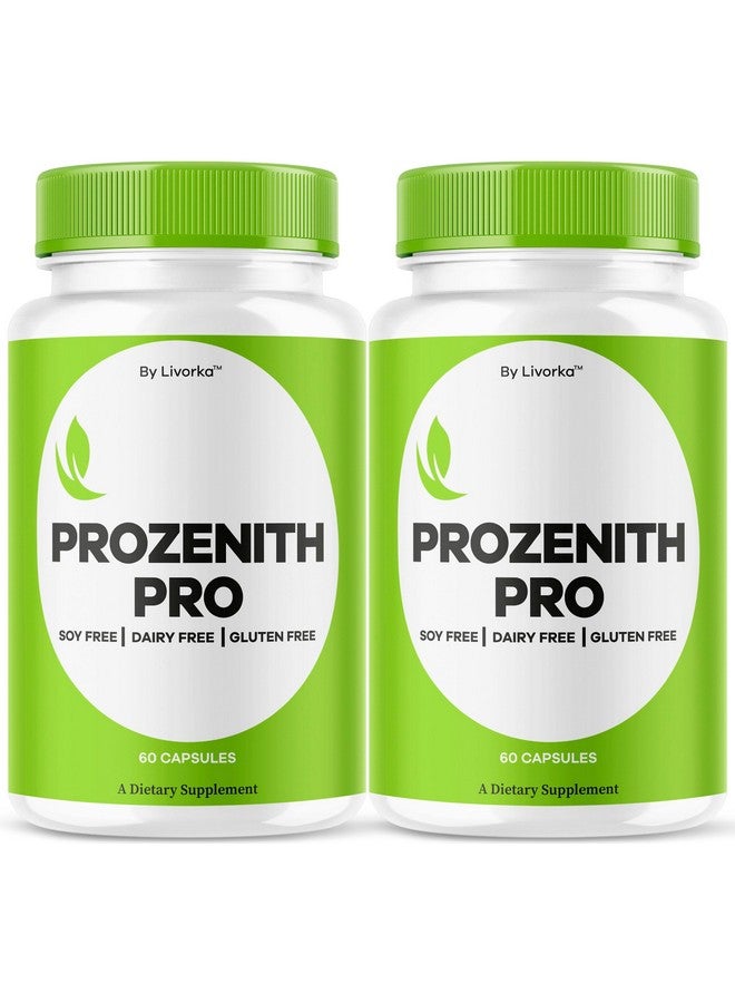 LIVORKA LIVORKA (2 Pack) Prozenith Pro Capsules - Official Prozenith Pro Pills Supplement Premium Formula, Natural Support for Overall Health & Wellness, Pro ZenithPro Reviews, 120 Capsules for 2 Months - Image 1