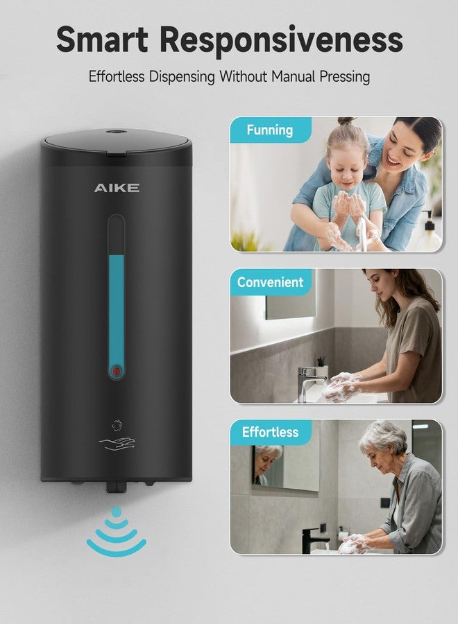 AIKE AK1205FA Soap Dispenser Black with AIKE Multi Fix(Nail-Free Glue) - Image 4