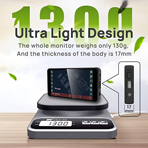 Portkeys PT5 II Touchscreen Camera Field Monitor 5 inch 4K30P Input/Output Wide Color Gamut New Peaking 3D LUT Video Assist Luma RGB Waveform for DSLR - Image 5