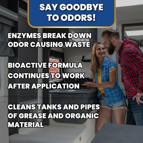 Adios! RV Grey Water Tank Treatment and Cleaner, Enzyme Deodorizer for Sink Drains for Camper Gray Tanks - Image 4