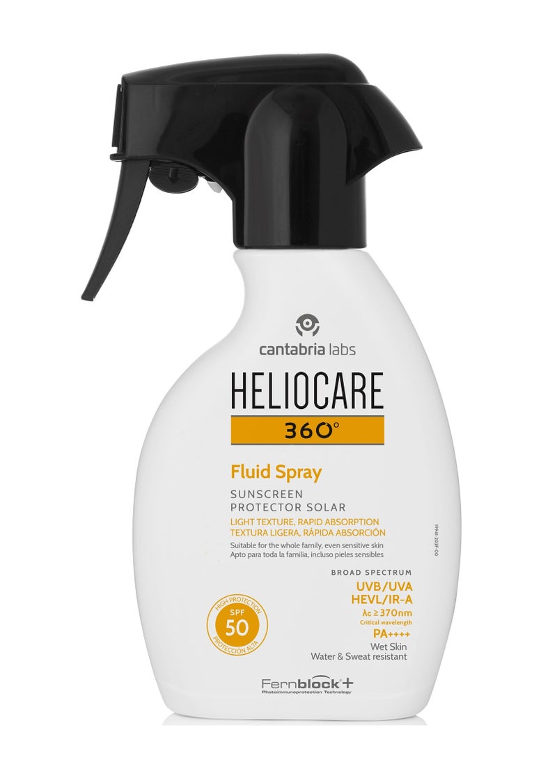 بخاخ هيليوكير 360º السائل الواقي من الشمس SPF50 للجسم 250 مل - Image 1
