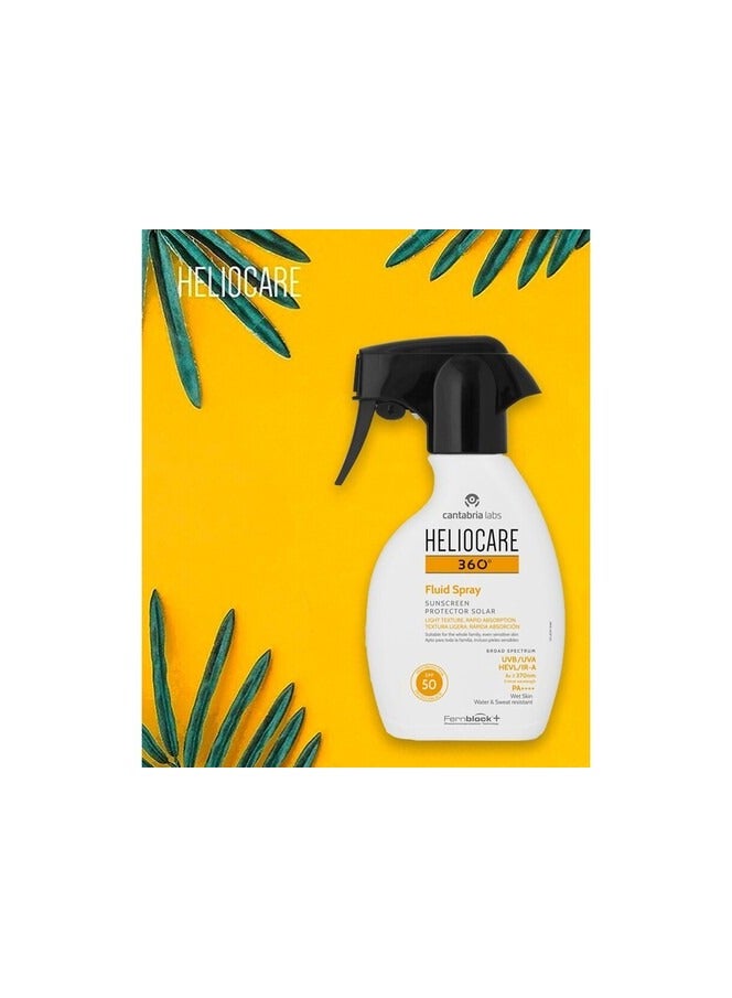 بخاخ هيليوكير 360º السائل الواقي من الشمس SPF50 للجسم 250 مل - Image 2
