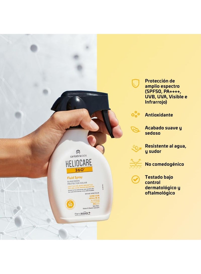 بخاخ هيليوكير 360º السائل الواقي من الشمس SPF50 للجسم 250 مل - Image 3