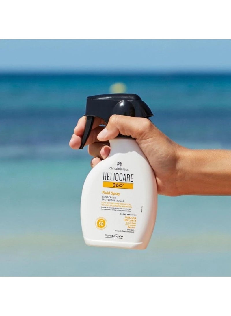 بخاخ هيليوكير 360º السائل الواقي من الشمس SPF50 للجسم 250 مل - Image 4