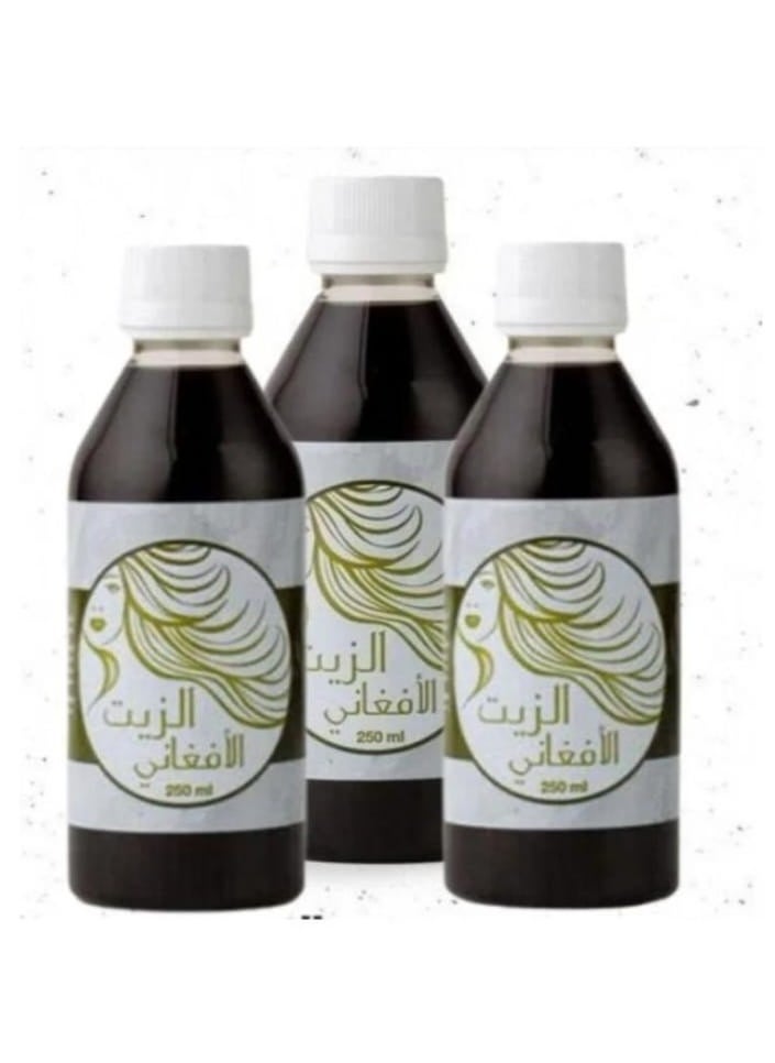 Afghan Oil - Three pieces of Afghan hair oil 250 ml - Image 1