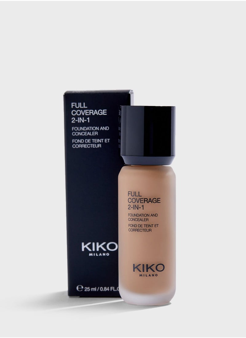 KIKO MILANO Full Coverage 2-In-1 Foundation & Concealer 30  - Image 3