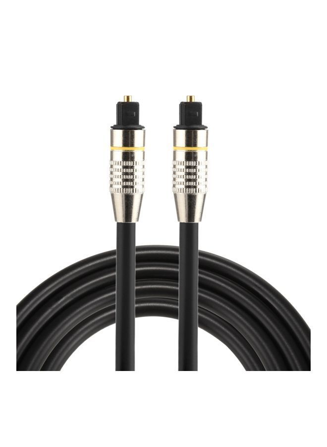 NIBEMINENT Male to Digital Optical Audio Cable Black/Silver  - Image 2