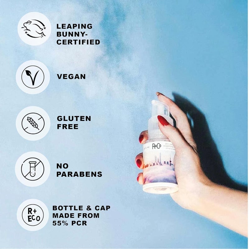 R+Co Skyline Dry Shampoo Powder | Intense Oil Absorption | Revives Volume, Hair Texture and Grip | TSA Approved | 1 Fl Oz - Image 2