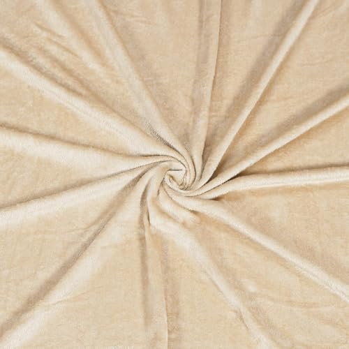S&S Sands® Premium Ultra Soft Woollen Pillow Cover Set of 2 for Winter with Zipper Closure, Cozy Pillow Case Perfect for Warmth, Flannel Warm Pillowcases, King size-18X28 Inches (Beige) - Image 3