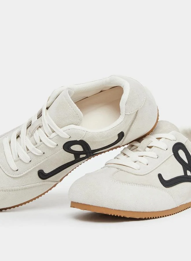 ستايلي Styli Retro lace up sneaker