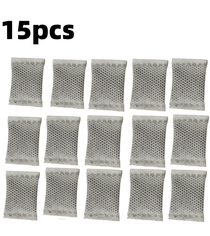 15pcs Activated Carbon Aquarium Filter Media Removes Yellow Water Odor Chlorine Ammonia - Image 5