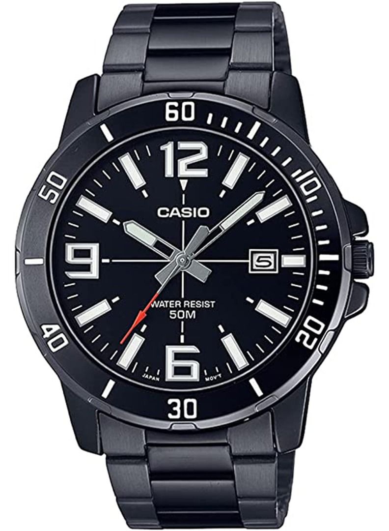 كاسيو Casio MTP-VD01B-1BVUDF Enticer Quartz Stainless Steel Men's Watch - Image 1
