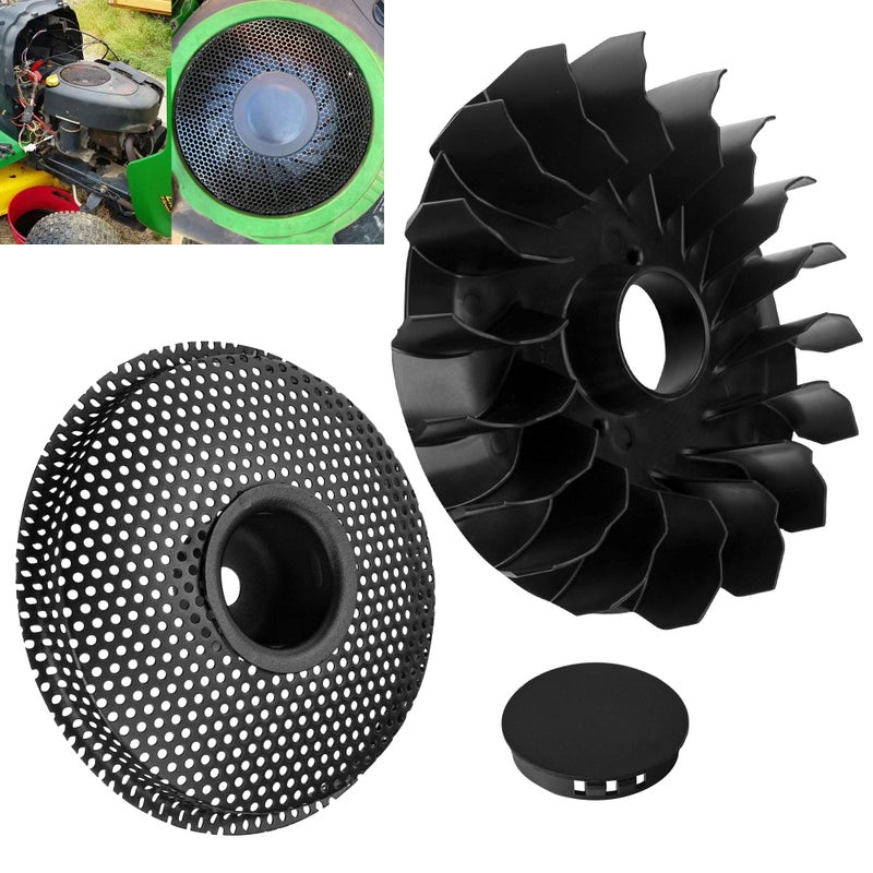 FENXDN 796201 Flywheel Fan 2 Lawn Mower Fan Replacement for BS Most 319000 31A000 Model Engines Replaces Old 699708 794436 699043 697853 695492 695056 796083 - Image 3