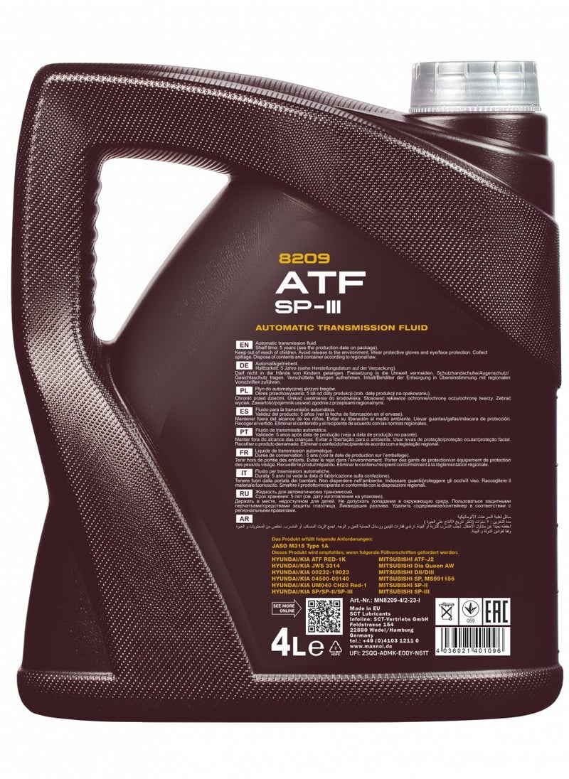 MANNOL Mannol ATF SP-lll 4Liters  - Image 2
