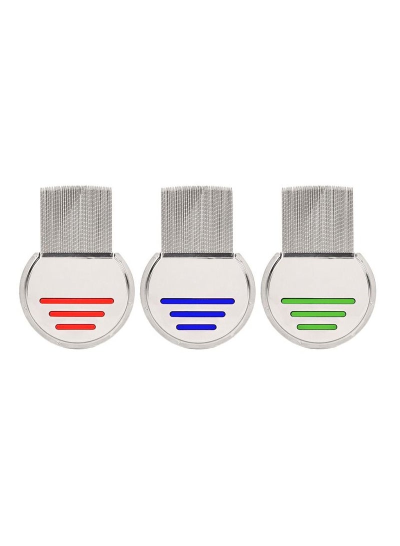 High quality metal thread needle magic nit free hair lice comb stainless steel Metal dense tooth lice comb flea comb - Image 3