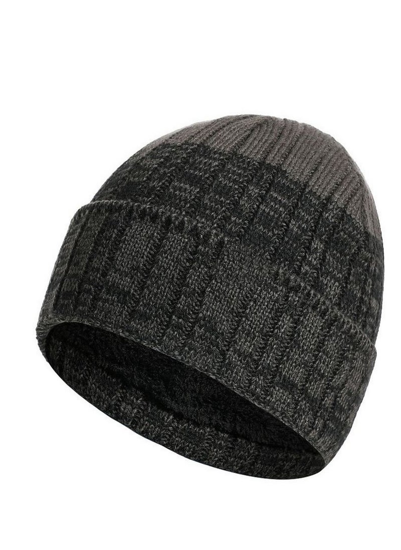 RATSAW Winter Beanie Hat Scarf Gloves Set Men's Scaves and Knit Beanie Hat Themal Gloves Set for Women Men  - Image 2