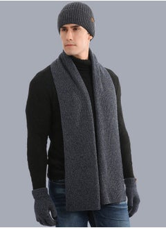 RATSAW Winter Beanie Hat Scarf Gloves Set Men's Scaves and Knit Beanie Hat Themal Gloves Set for Women Men  - Image 5
