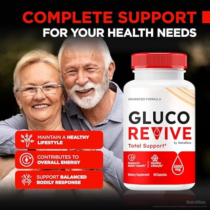 NutraRize (2 Pack) Gluco Revive - Official Gluco Revive Pills for Stable Levels, Circulation, and Overall Health, Natural GlucoRevive Support For Well-Being, GlucoRevive Pastillas Review (120 Capsules) - Image 4