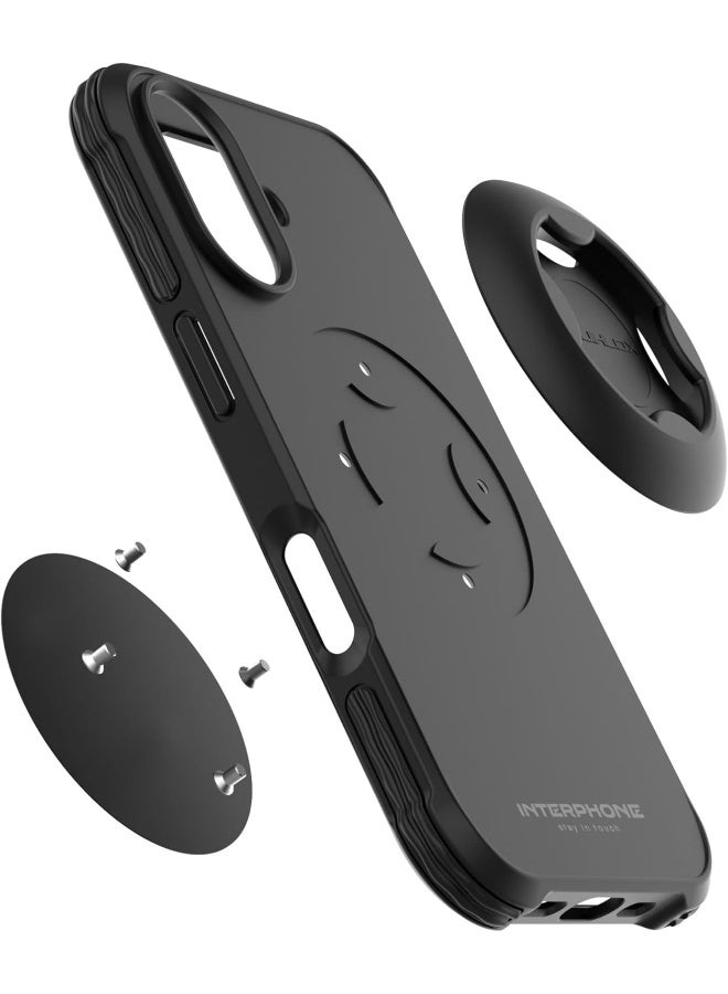 INTERPHONE Quiklox Tetraforce Case for Apple iPhone 16, for Motorcycle, Car or Bike Mounts, Quiklox Series - Protective Case for Motorcycle - Modular System QUIKLOX - Quick Release - Image 2