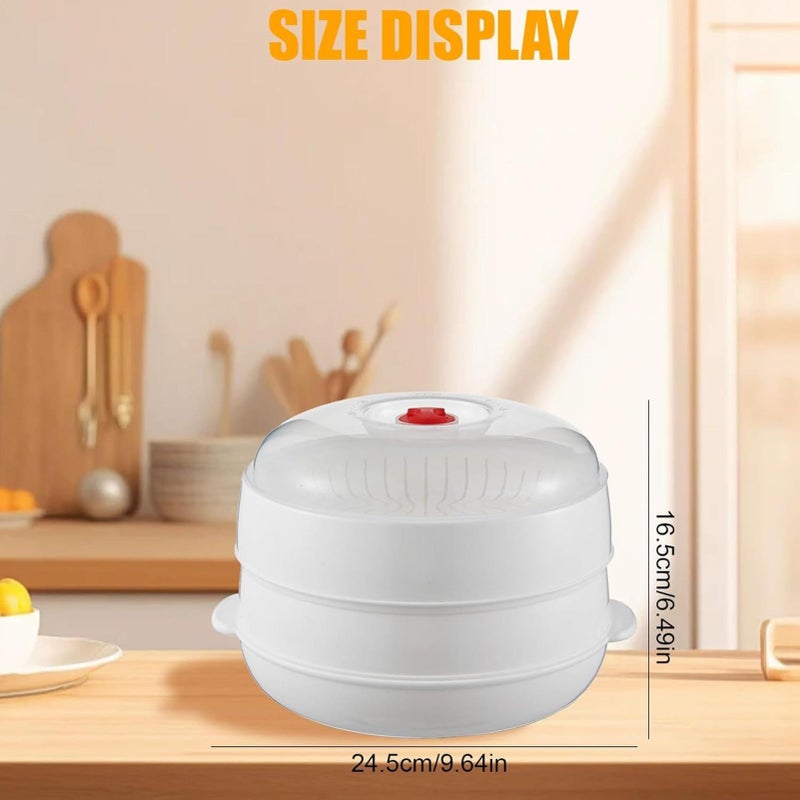 بخار الميكروويف للخضروات والمعكرونة والزلابية تصميم مدمج الطابق الثاني - Image 3