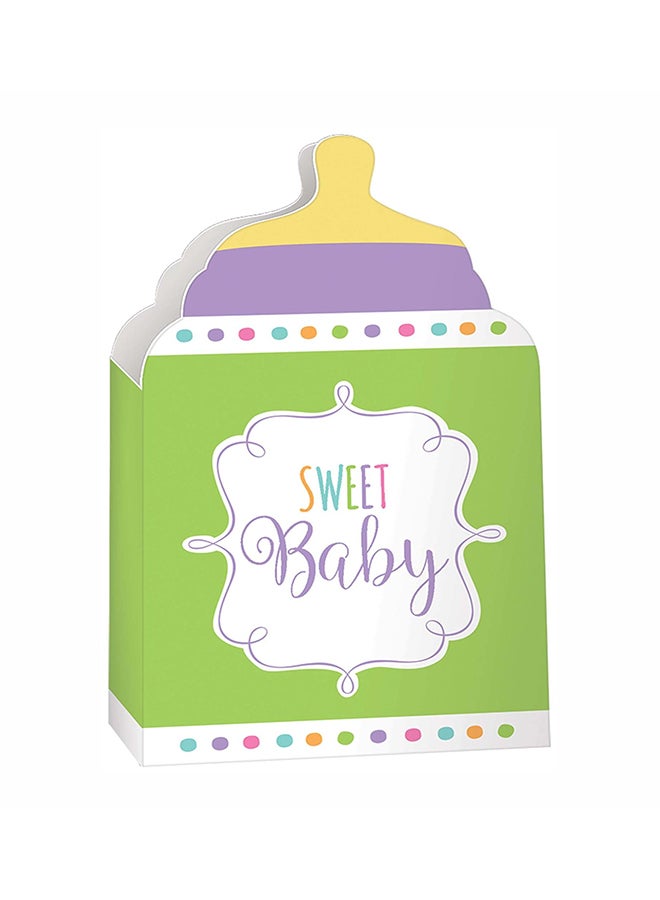 Amscan Baby Shower Neutral Bottle Paper Containers 24pcs