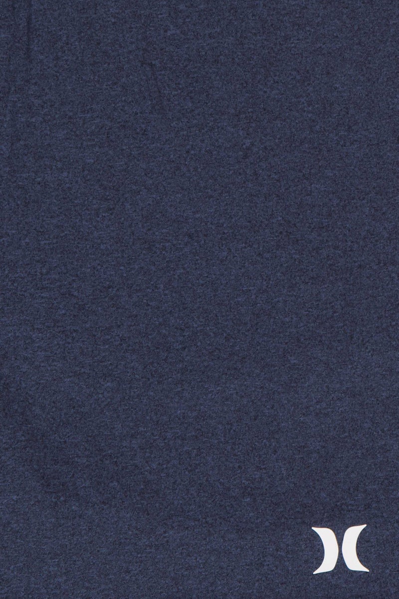 Hurley Men Brand Logo Sleepwear Shorts, Dusty Navy - Image 5