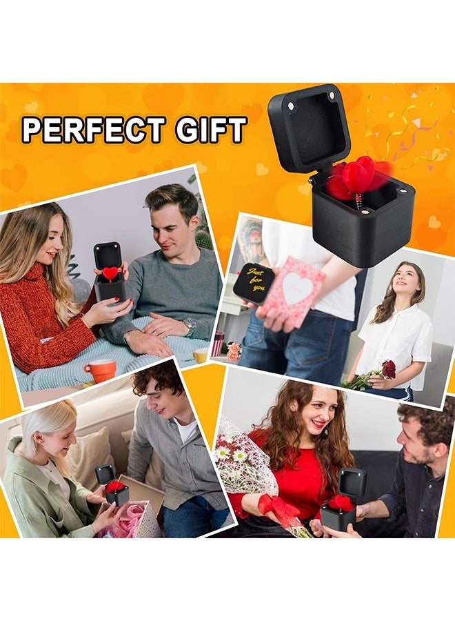 هدية مفاجئة على شكل قلب أحمر، صندوق غامض، قلب حب في صندوق، صندوق هدايا، خصيصًا لك، ديكور منزلي أنيق، هدية مثالية لعيد الميلاد، عيد الميلاد، عيد الحب، أو أي مناسبة أخرى. فاجئي حبيبك أو حبيبتك في أي وقت. - Image 4