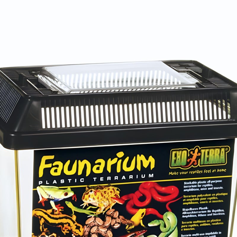 Exo Terra Faunarium, Plastic Reptile Terrarium, Small, PT2255 - Image 2