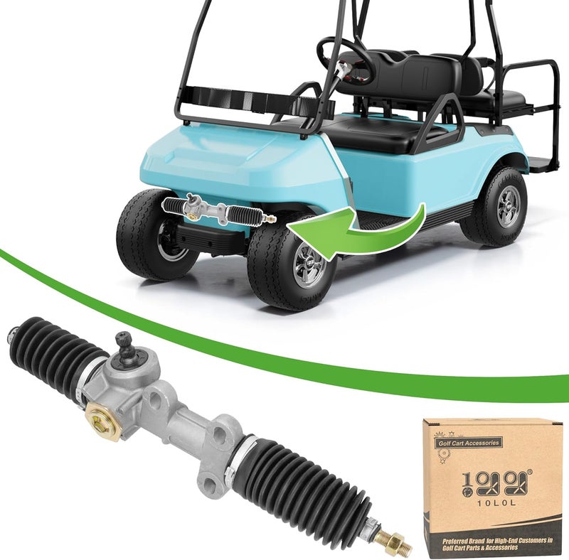 10L0L Golf Cart Steering Gear Box Assembly for Club Car DS 1984-2004 - Image 1