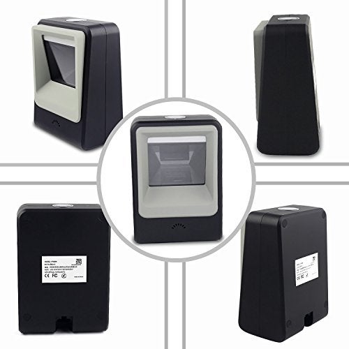 symcode 2D QR Barcode Scanner,Symcode Omnidirectional Hands-Free USB Automatic Barcode Reader for Mobile Payment Computer Screen Scan - Image 3