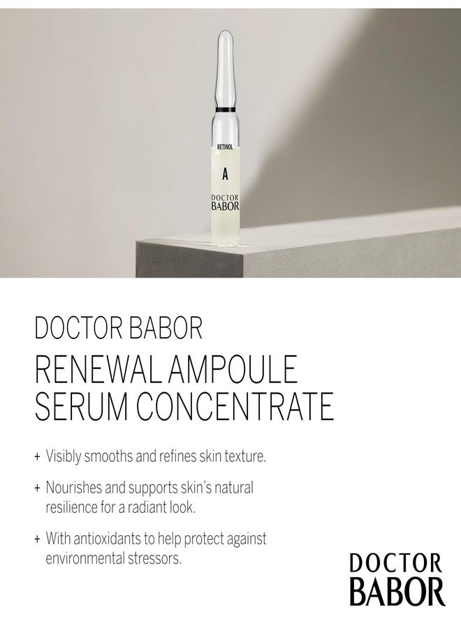 Babor DOCTOR BABOR Renewal Ampoules, Serum Concentrate for Face, with Anti-Ageing Effect, Finer and Smoother Skin, Encapsulated Retinol with Bakuchiol and Tripeptide, Vegan Formula, 7 x 2 ml - Image 2